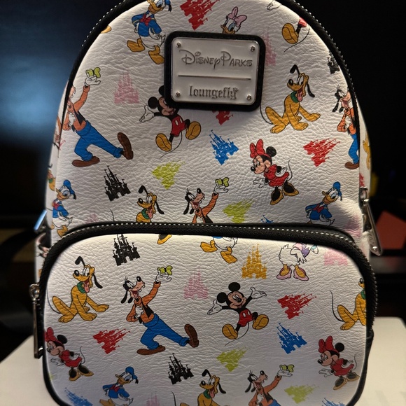 Loungefly - Mickey Mouse and Friends Backpack - NWOT - Picture 1 of 9